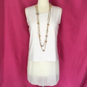 Alfani Sleeveless Layered Top